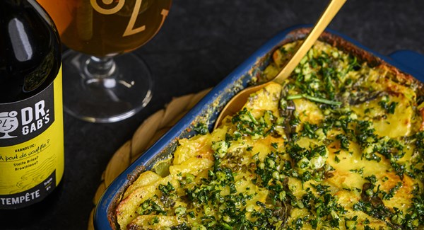 Gratin dauphinois et sa gremolata 